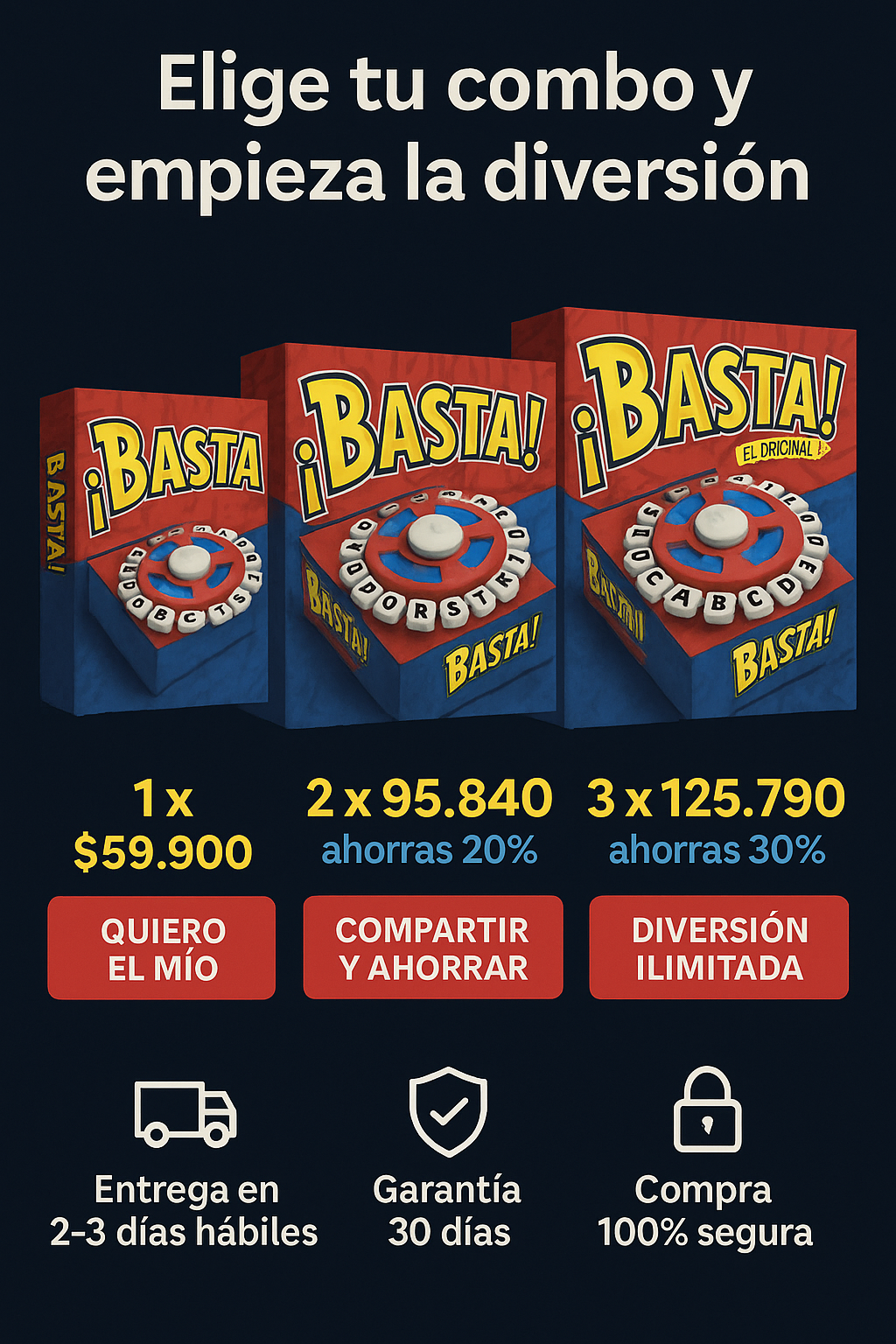 Basta™ — Reta tu mente y ríe en cada ronda