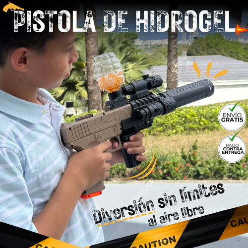 Pistola de Hidrogel M1911® – Diversión sin límites al aire libre
