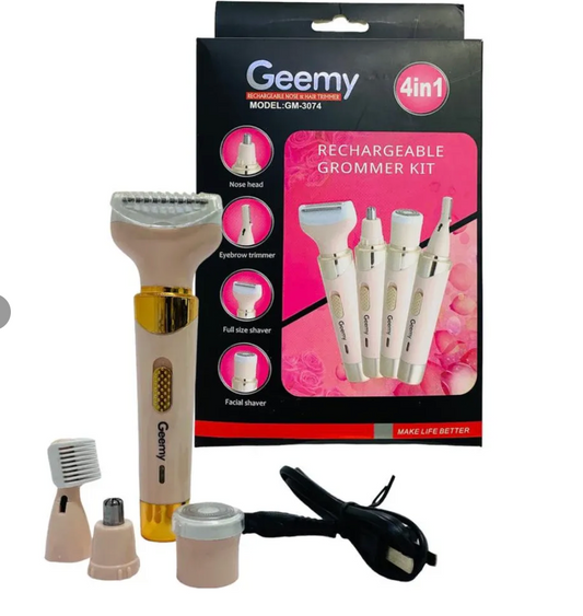 Geemy 4X – El kit 4 en 1 que reemplaza el salón de belleza