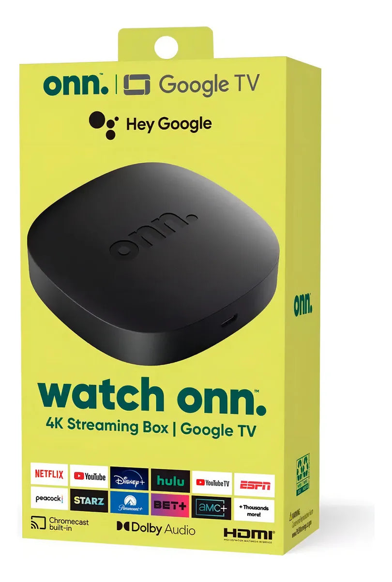 Onn TV Box Air - Todo el entretenimiento 4K con Google TV al mejor precio