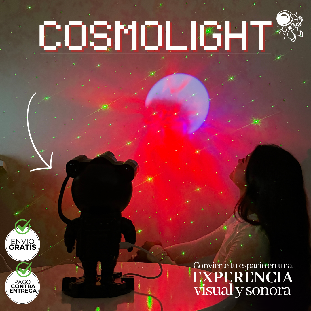 CosmoLight™ – Convierte tu espacio en una experiencia visual y sonora