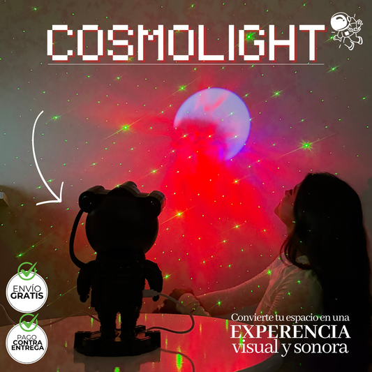 CosmoLight™ – Convierte tu espacio en una experiencia visual y sonora