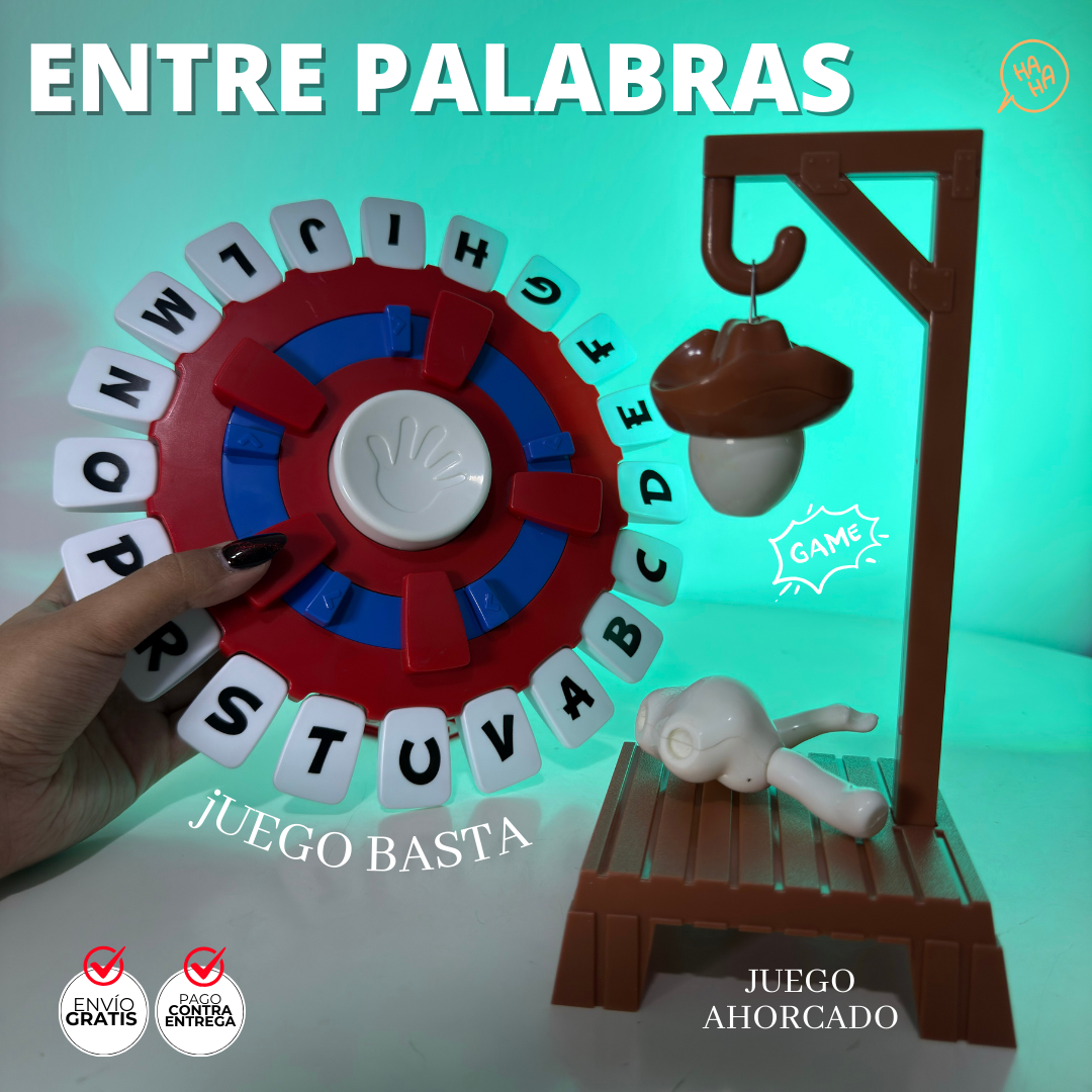 ENTREPALABRAS- Diversión instantánea para jugar, reír y competir en familia