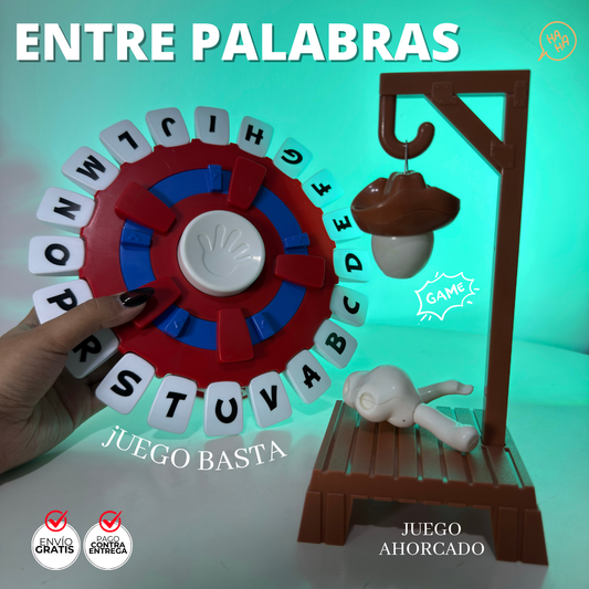 ENTREPALABRAS- Diversión instantánea para jugar, reír y competir en familia